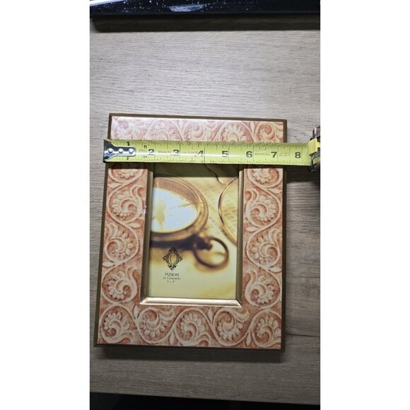 Fusion by Concepts Decorative 4x6 Photo Frame With Intricate Pattern Soft Tones - Picture 6 of 8